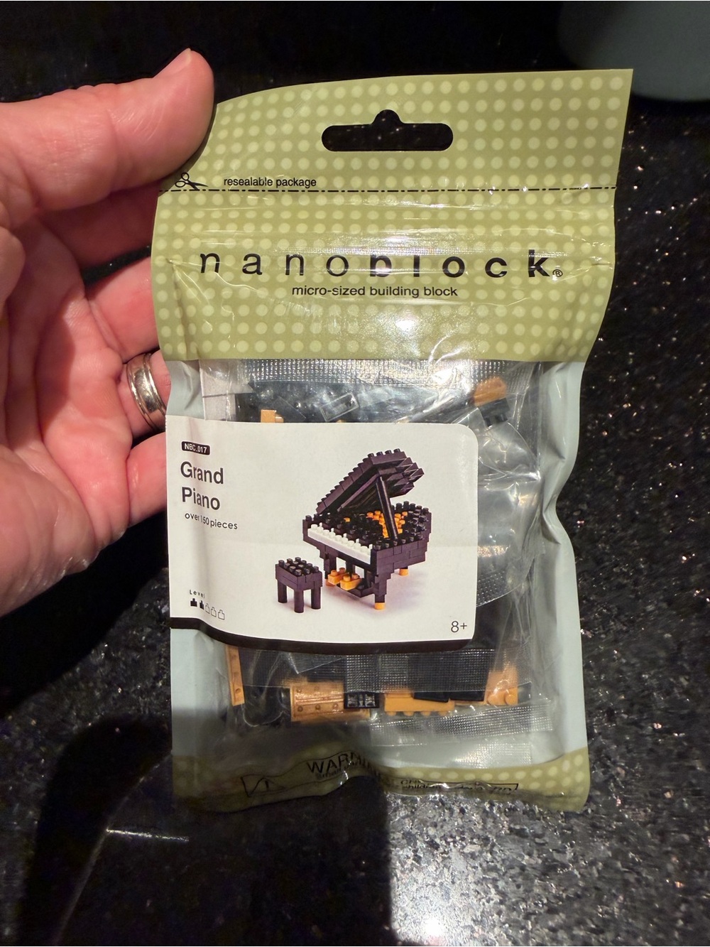 Kawada NBC-017 Nanoblock Grand Piano NWT
